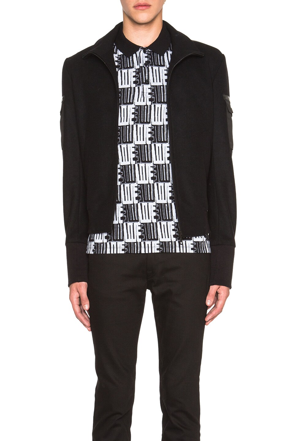 Image 1 of Kenzo Wool & Cashmere Jacket in Black