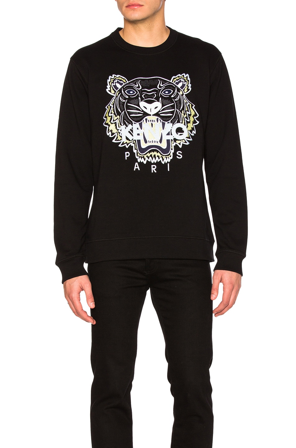 Image 1 of Kenzo Tiger Sweatshirt in Black