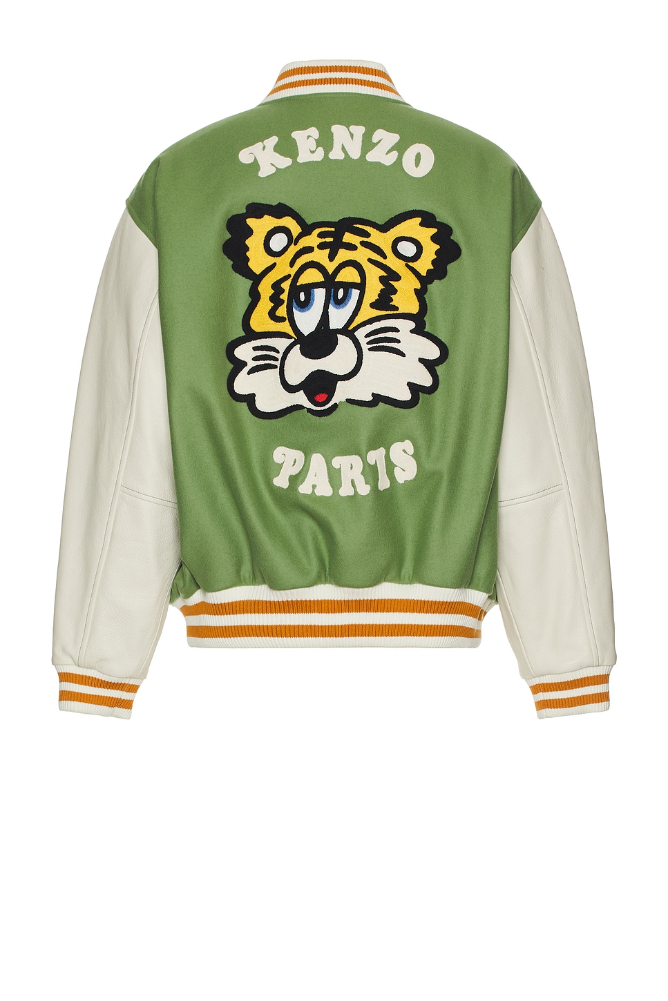 Image 1 of Kenzo x Verdy Collection Varsity Jacket in Pale Khaki