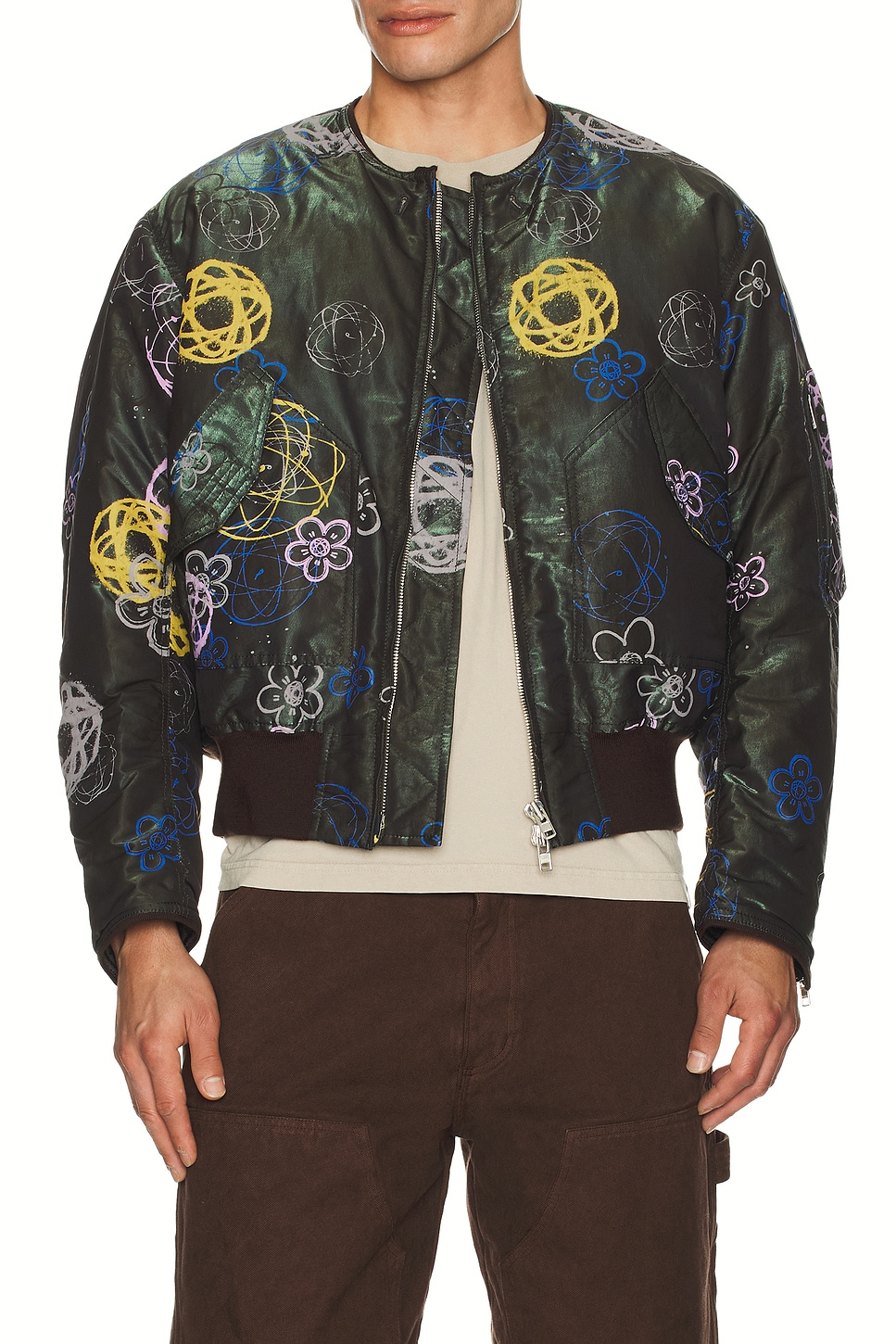 Kenzo X Futura Bomber In Green