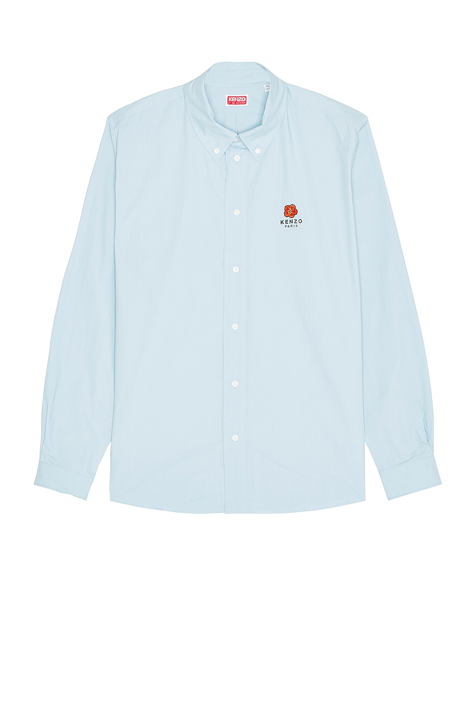 Image 1 of Kenzo Crest Casual Shirt in Sky Blue