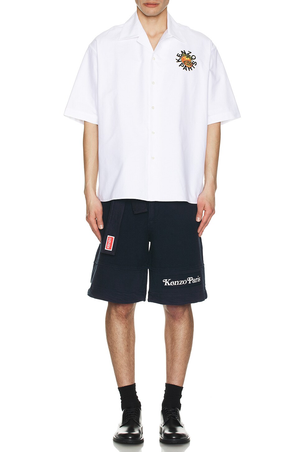 Kenzo Tshirt Orange Logo Orange main image 0