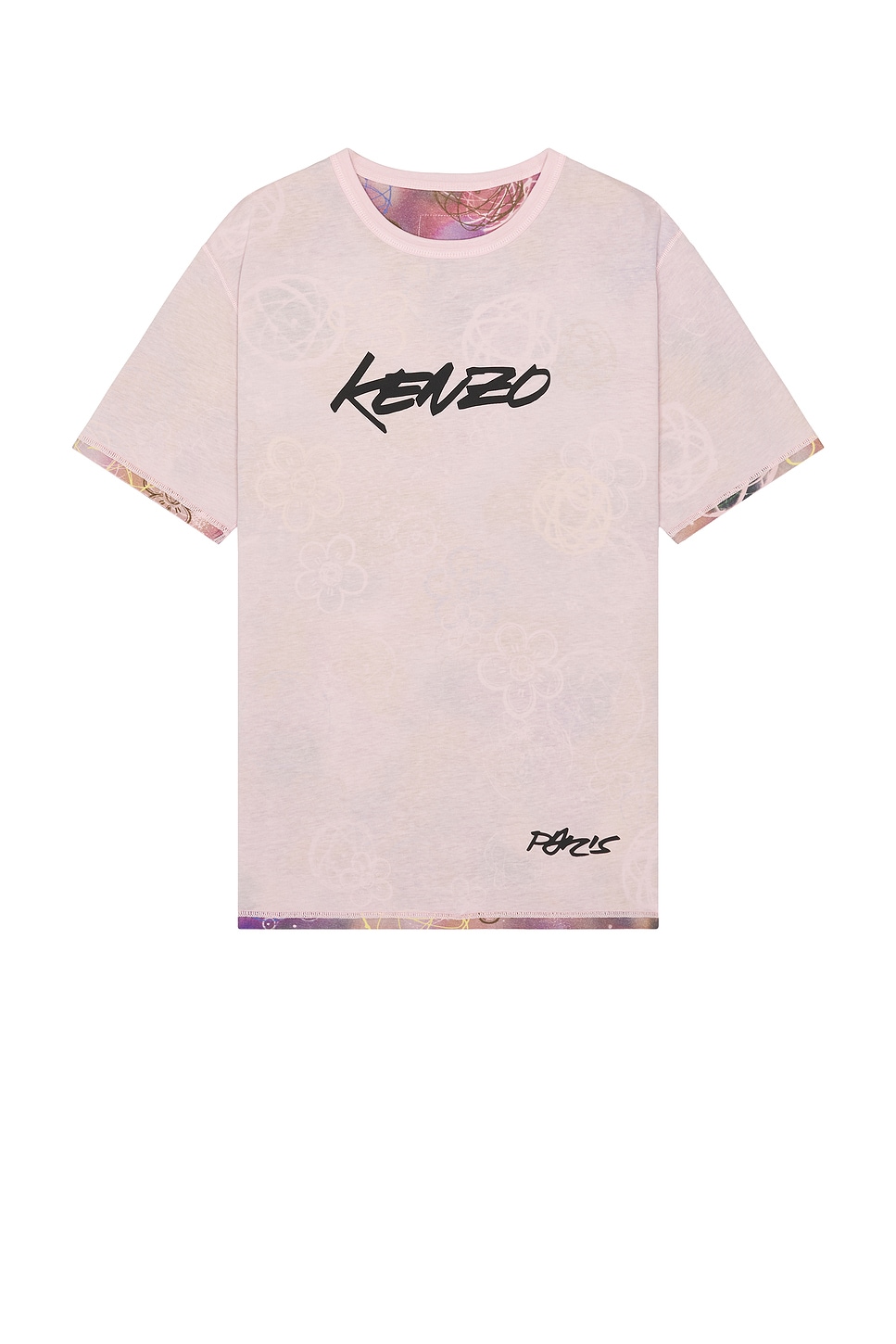 Image 1 of Kenzo x Futura Reversible Classic T-Shirt in Rose