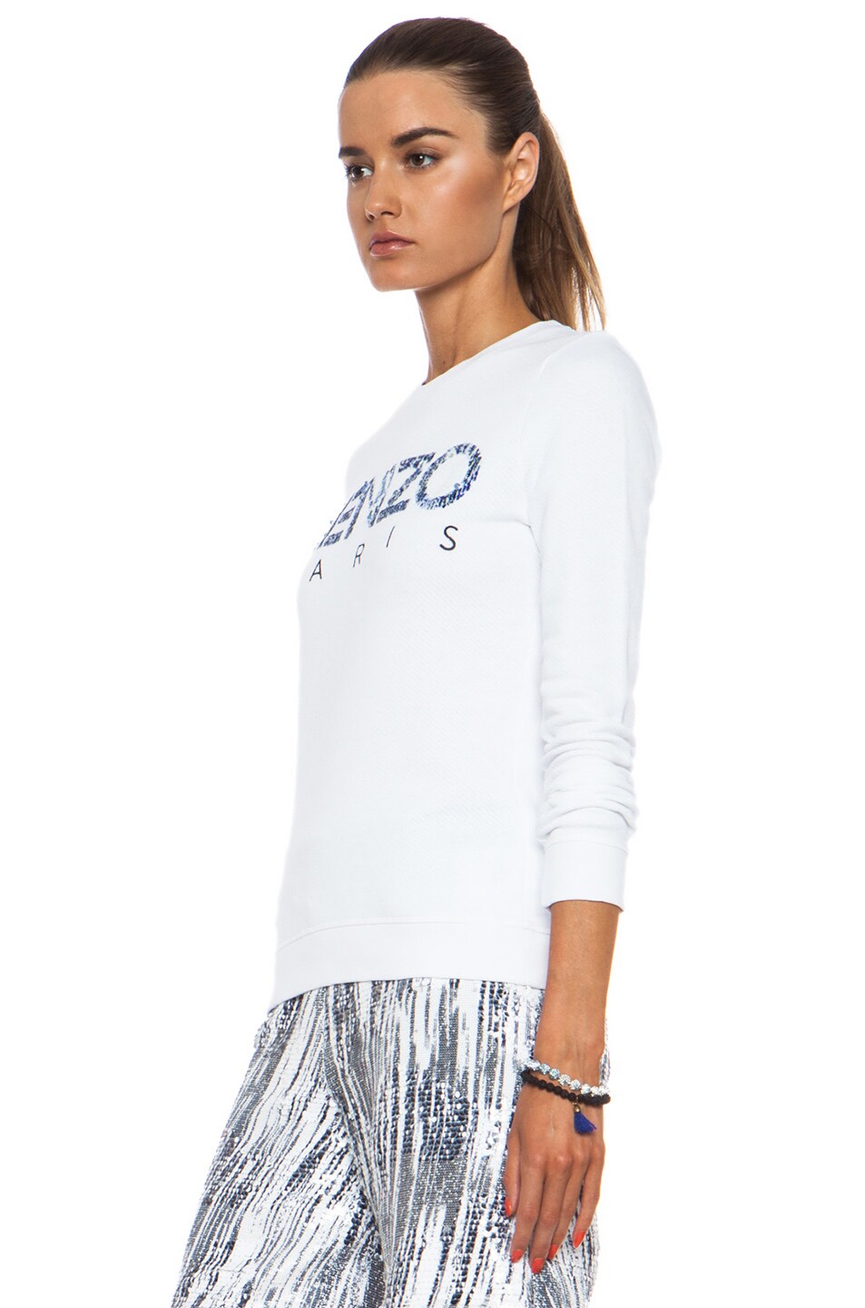 Kenzo Sweater Sailor Logo White main image 0