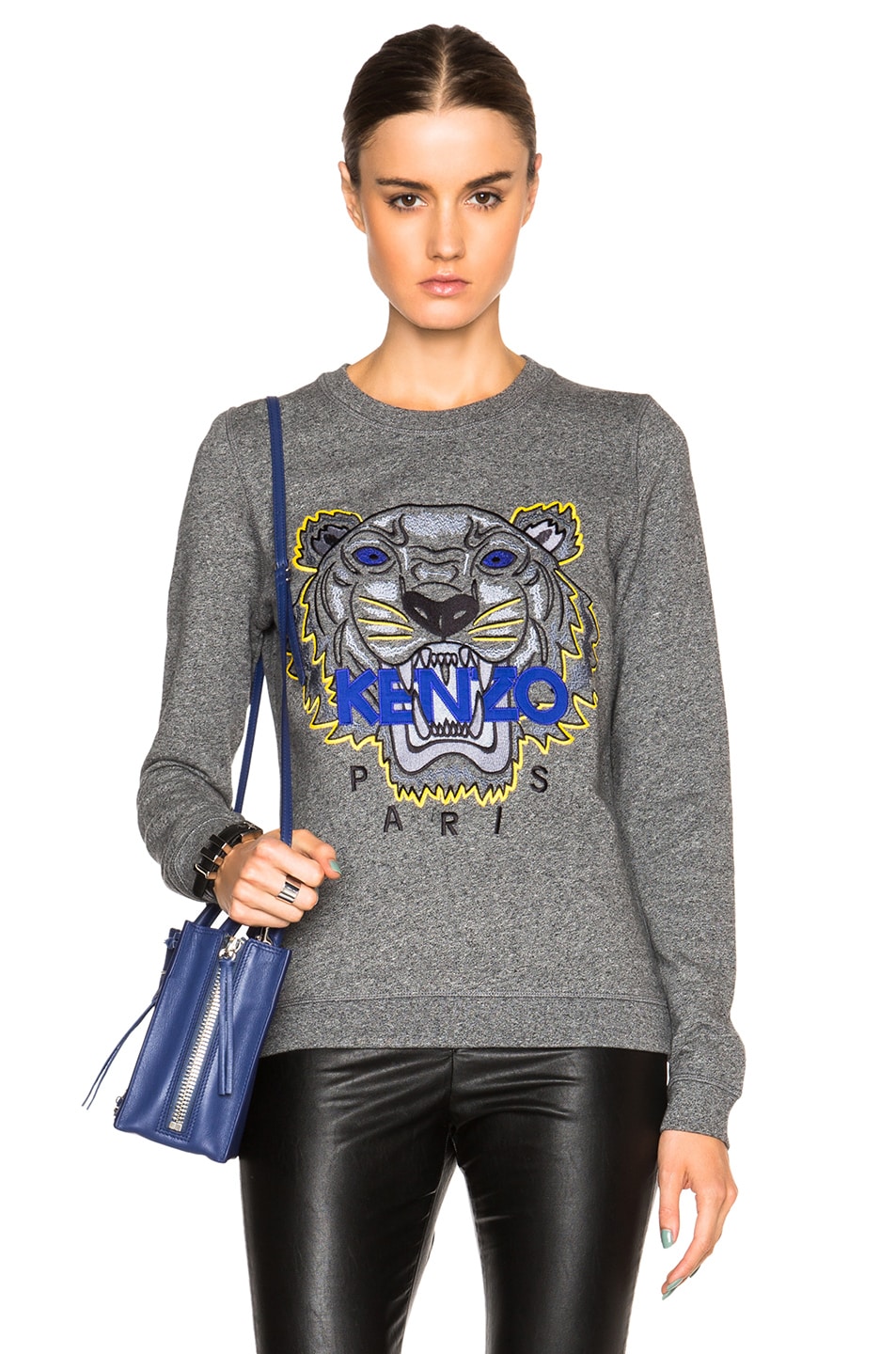 Image 1 of Kenzo Tiger Icons Sweatshirt in Anthracite