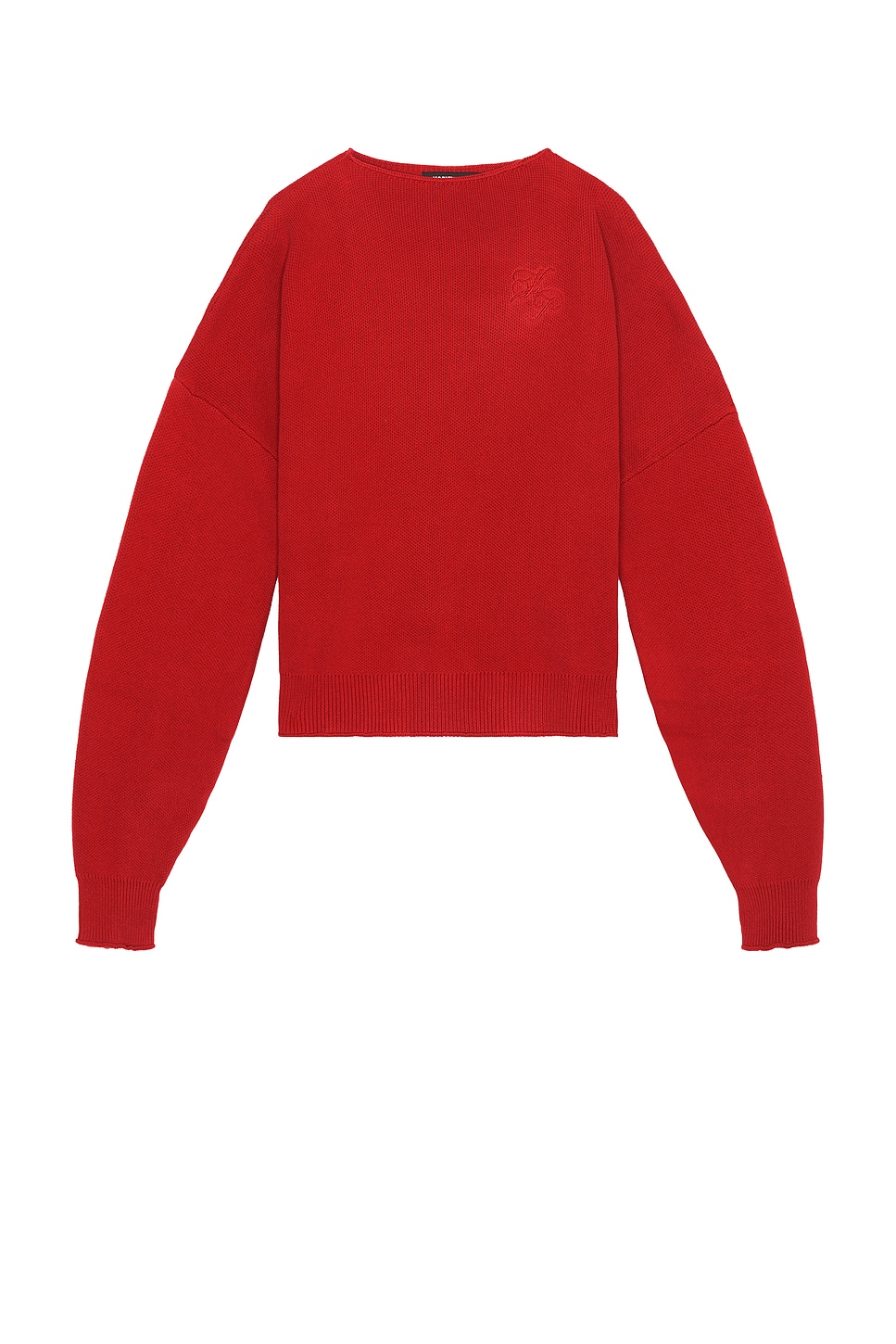 Image 1 of Kody Phillips Boat Neck Sweater in Red
