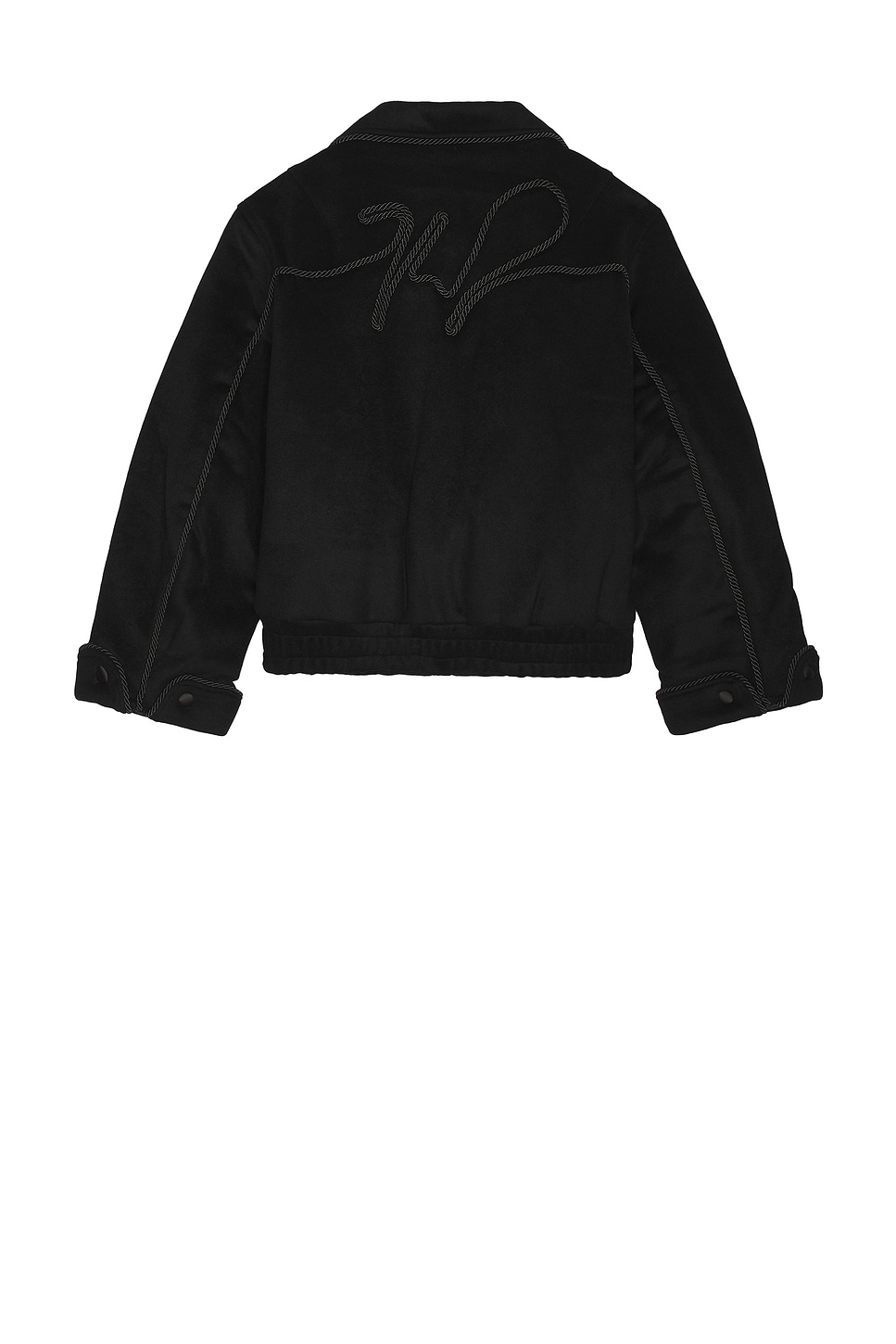 Kody Phillips Wool Lasso Jacket In Black