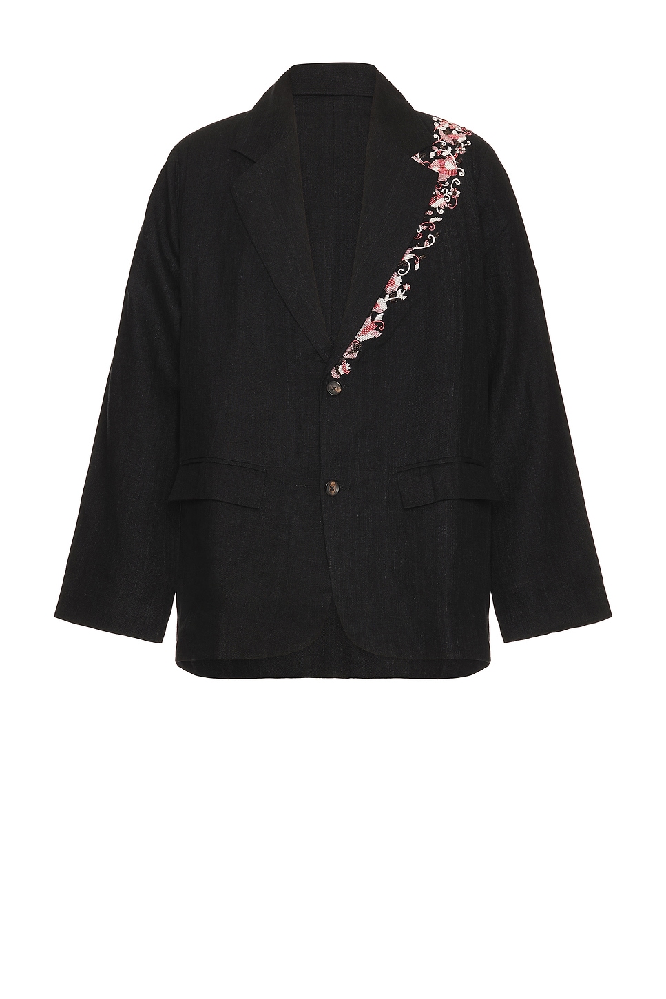 Two Button Blazer in Black