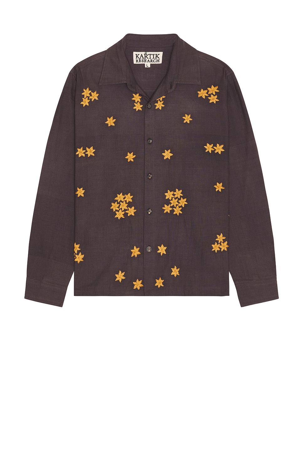 Shop Kartik Research Box Shirt Long Sleeve