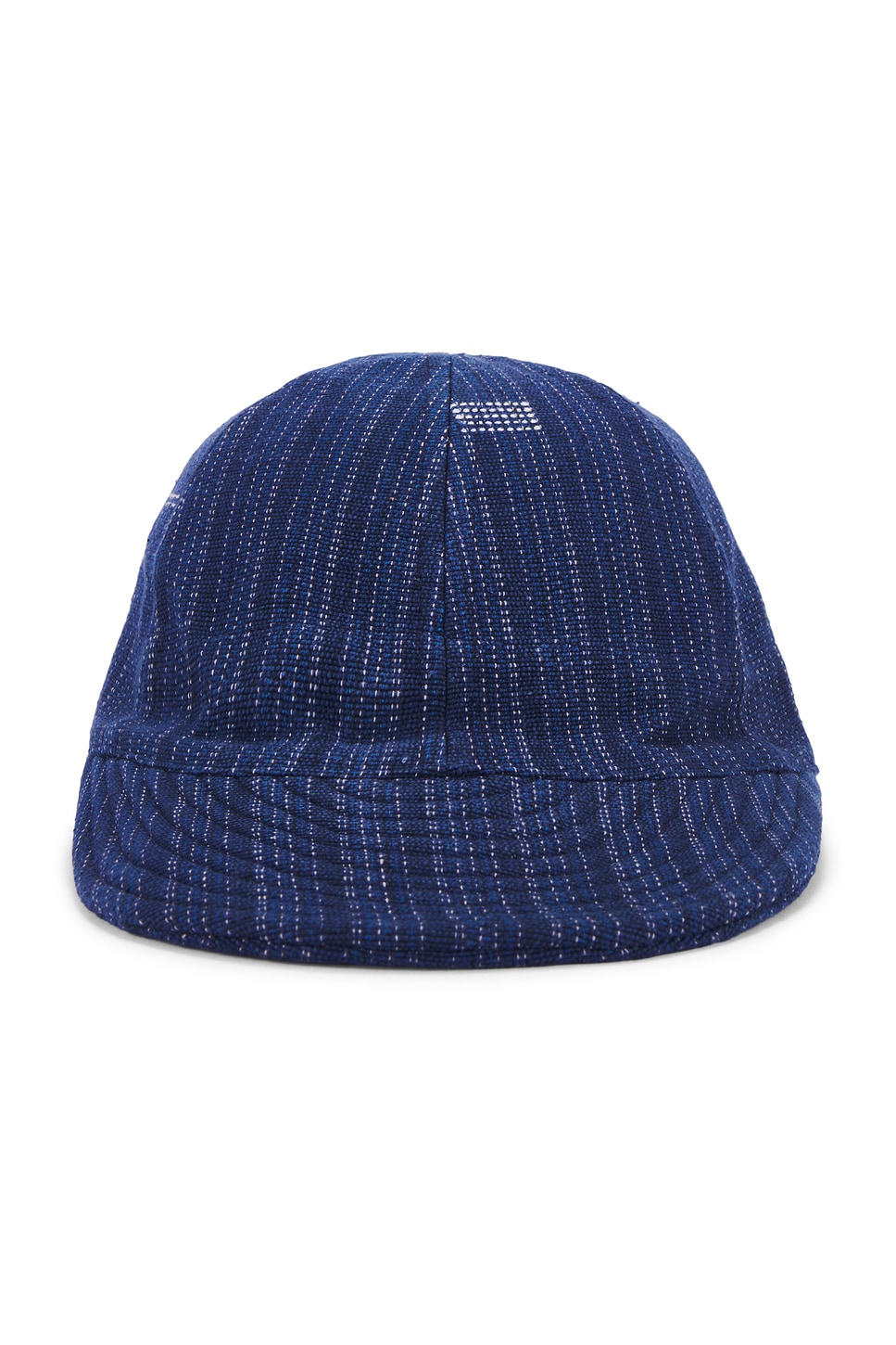 Shop Kardo Quilted Peak Cap In Indigo