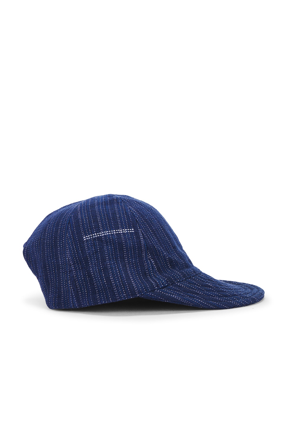 Shop Kardo Quilted Peak Cap In Indigo