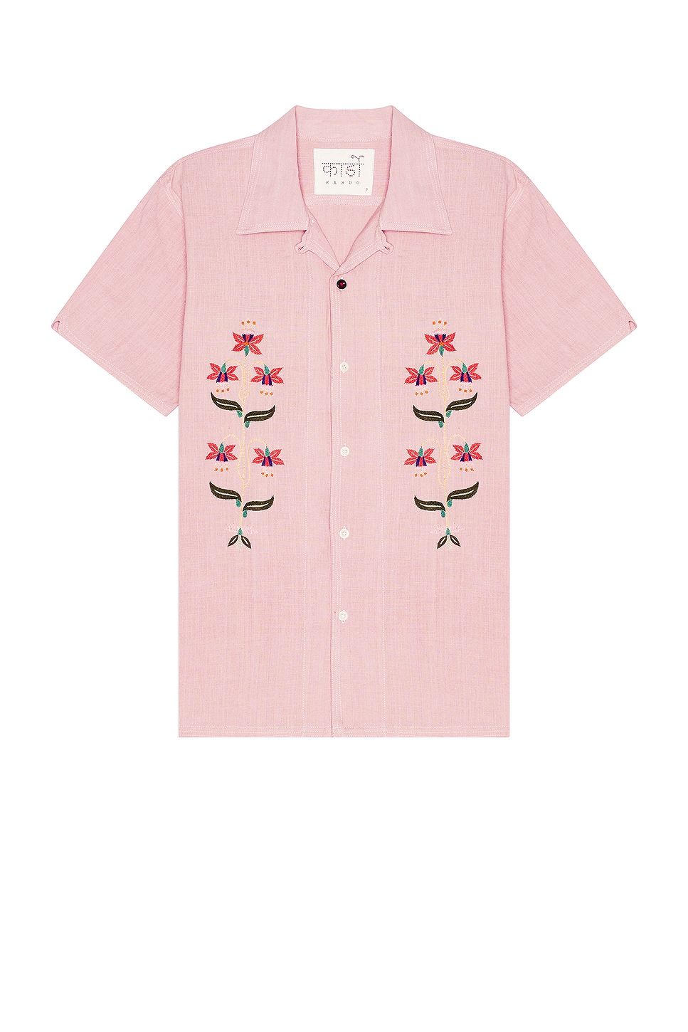Image 1 of Kardo Chintan Shirt in Emb14 Fondant Pink