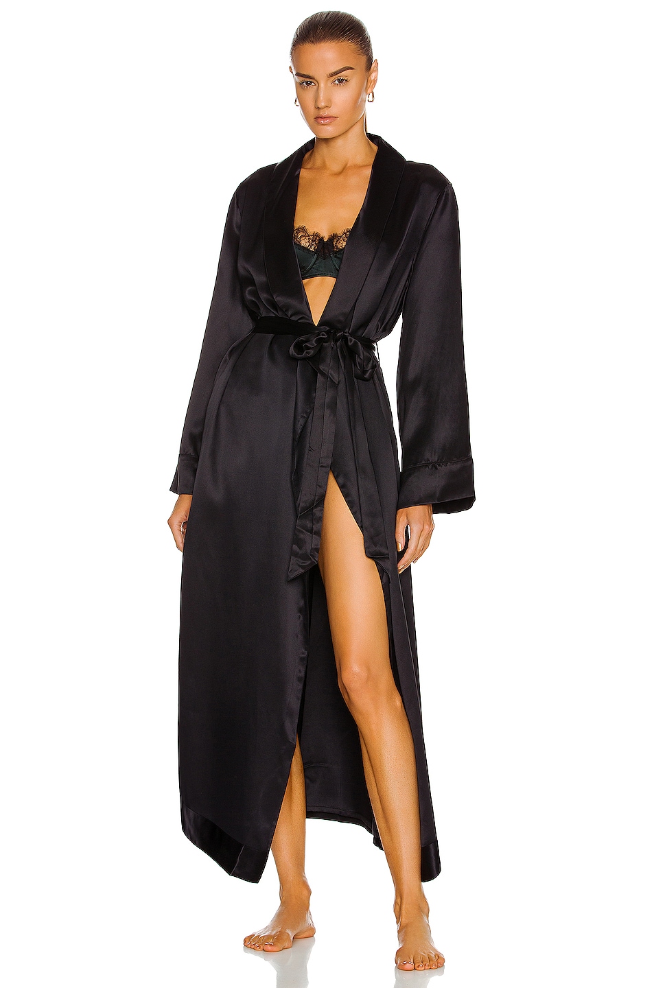 Image 1 of Kiki de Montparnasse Amour Robe in Black