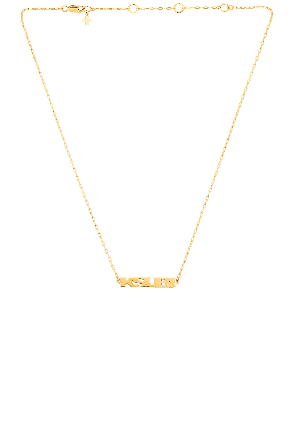 Image 1 of Ksubi 18k Dripps Sott Necklace in Gold