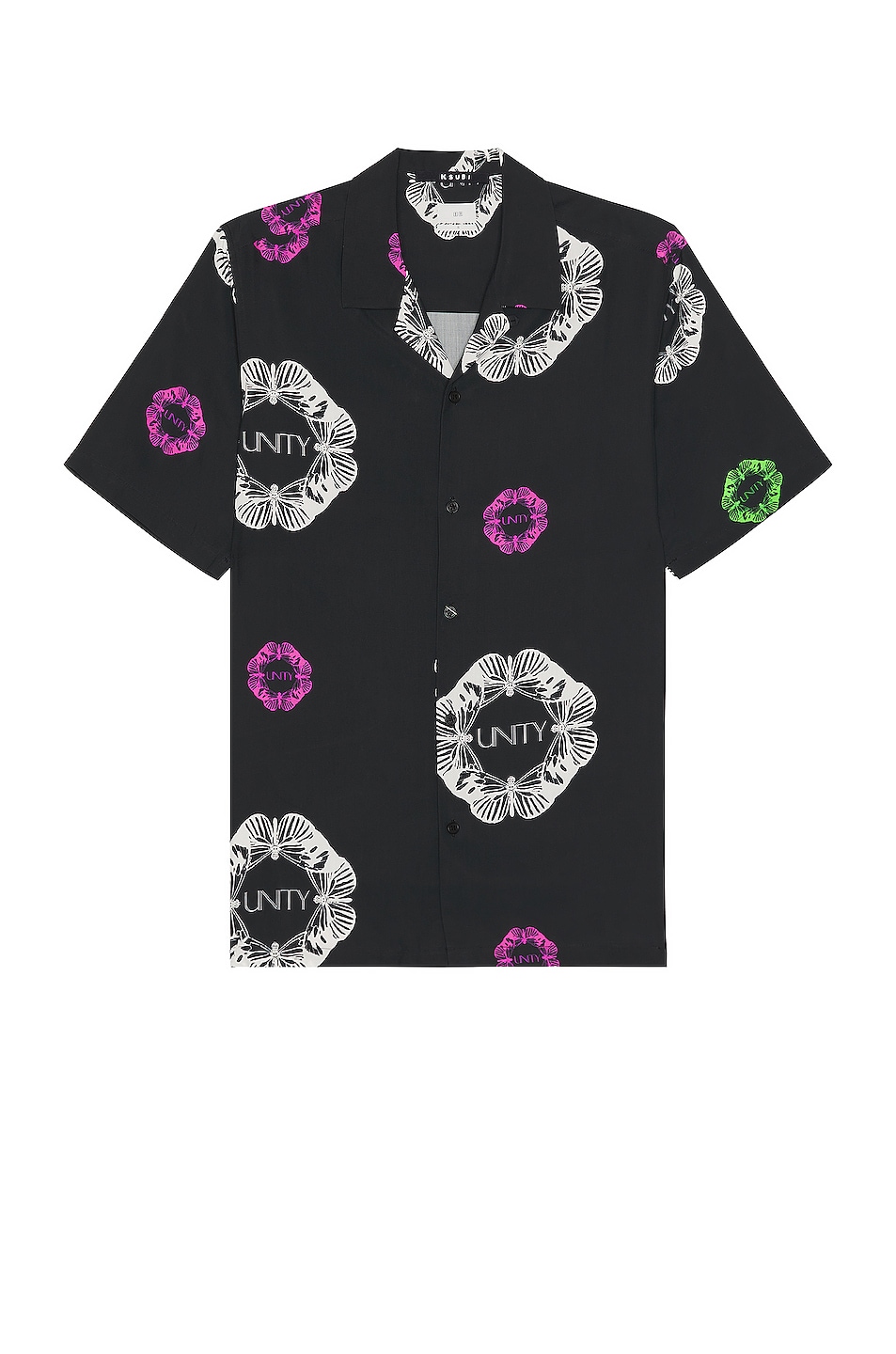 Image 1 of Ksubi Unityfly Resort Ss Shirt in Black