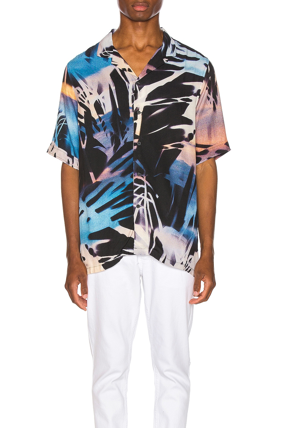 Image 1 of Ksubi Palms Resort Print Shirt in Multi