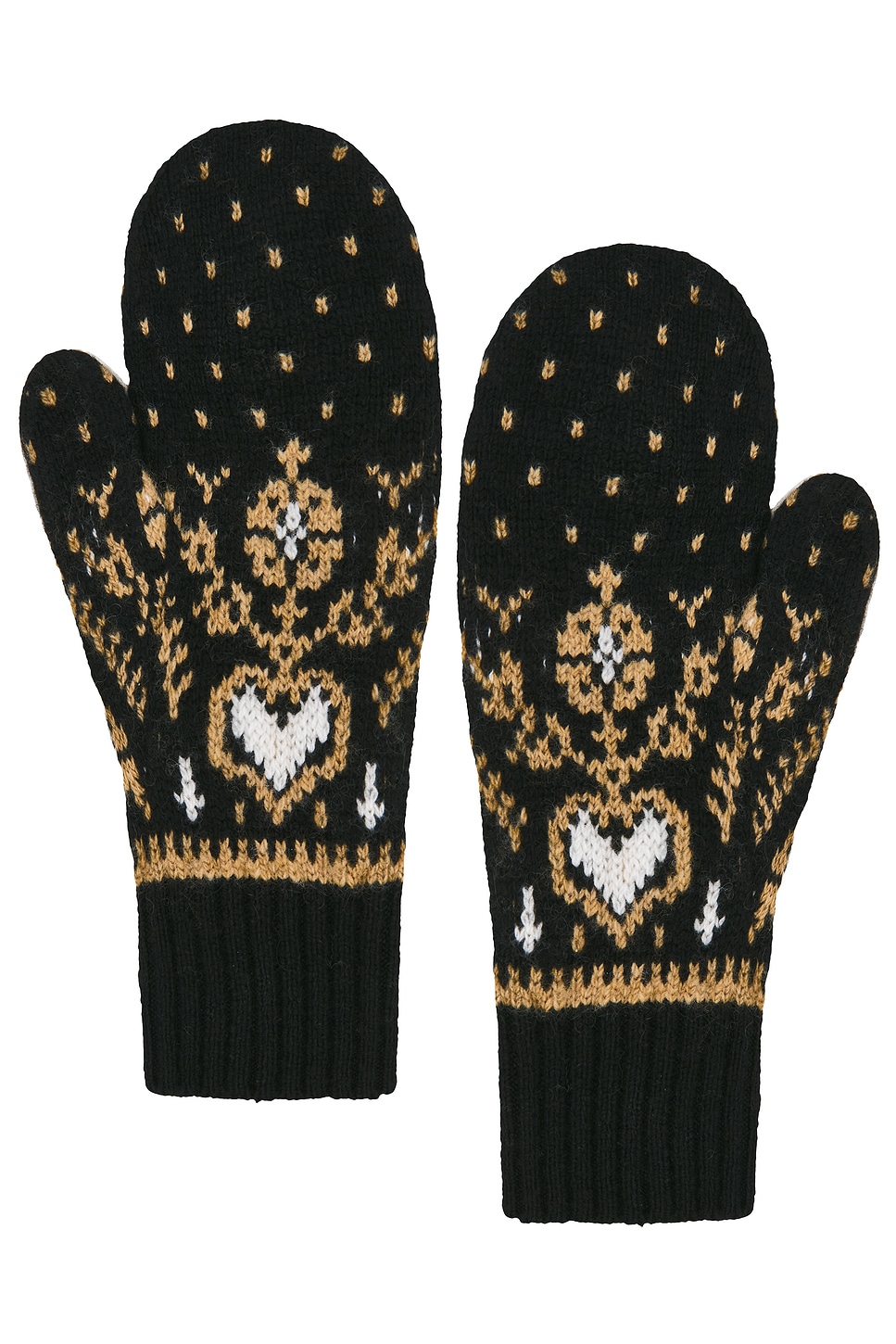 Khaite Christel Mitten In Black