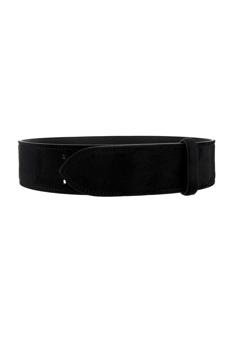 KHAITE Theo Waist Belt in Black
