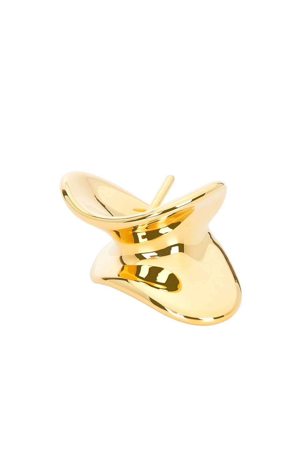 Shadow Hair Cuff in Metallic Gold