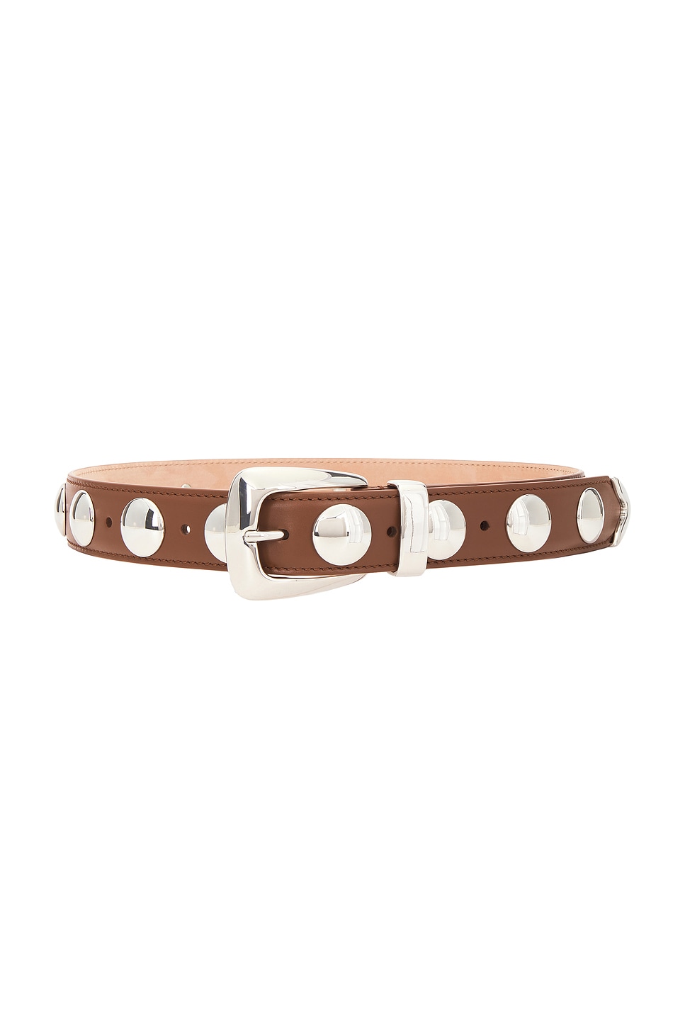 Benny 30mm Stud Belt in Brown