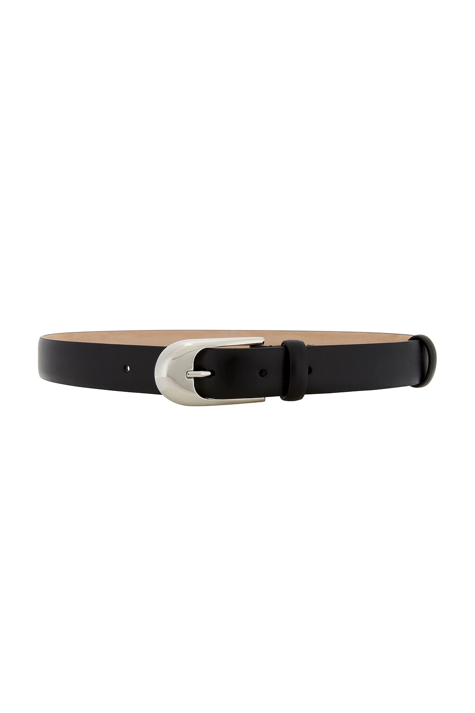 Khaite Dome Silver Belt In Black