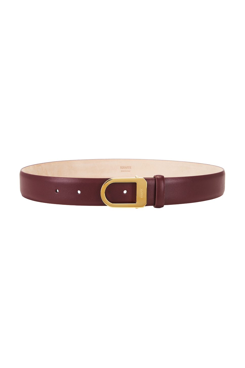 Khaite Saddle Gold Belt In Gold