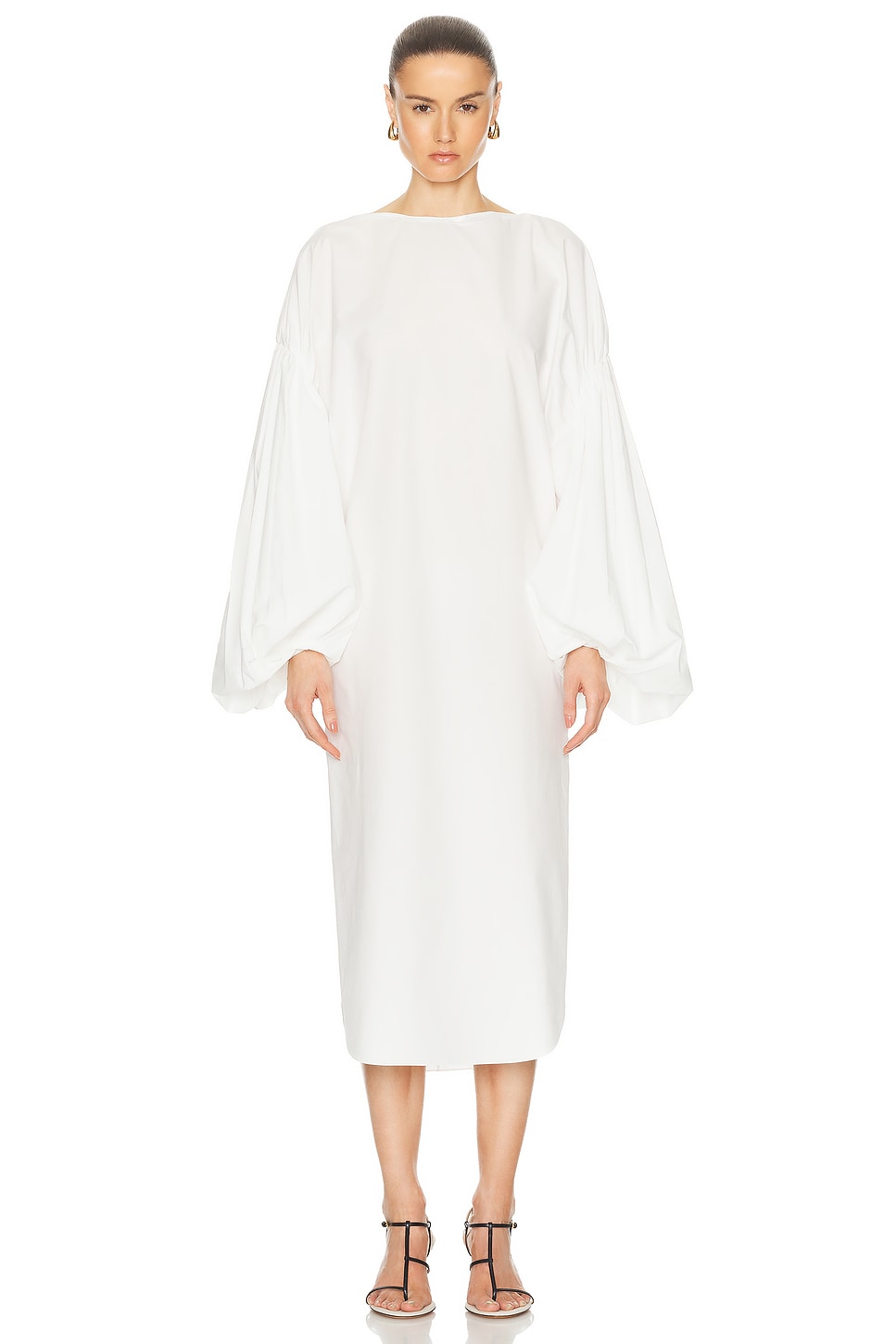 Image 1 of KHAITE Zelma Dress in White