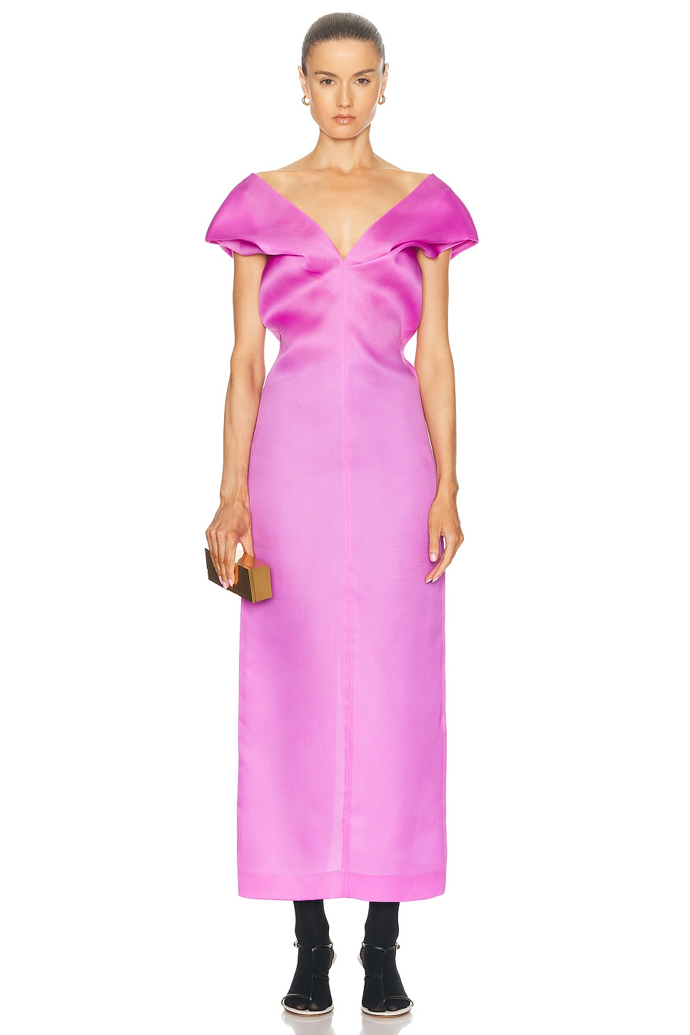 Image 1 of KHAITE Ima Dress in Orchid