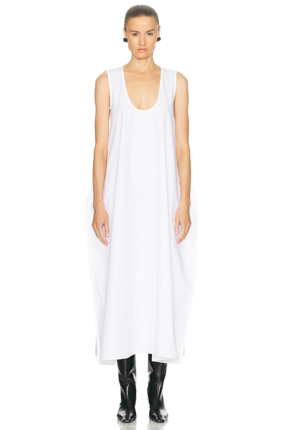 Image 1 of KHAITE Coli Dress in White