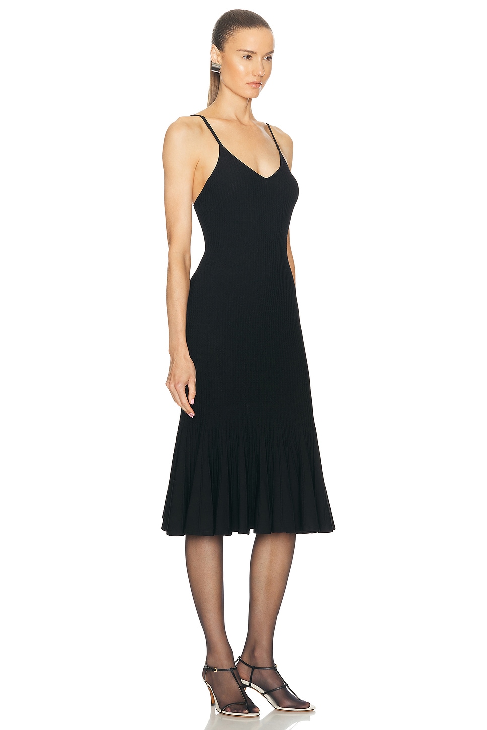 Khaite Queen Dress In Black