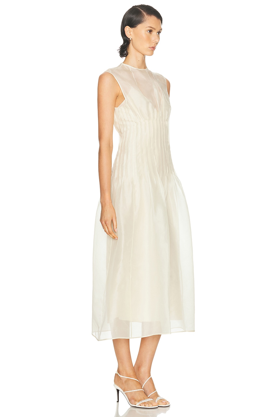 Khaite Wes Dress In White