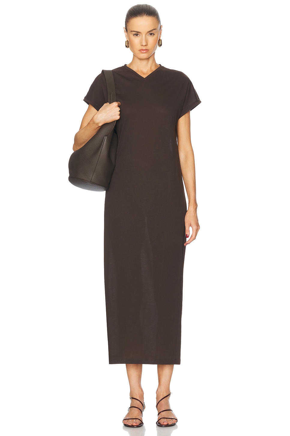 Verda Dress in Brown