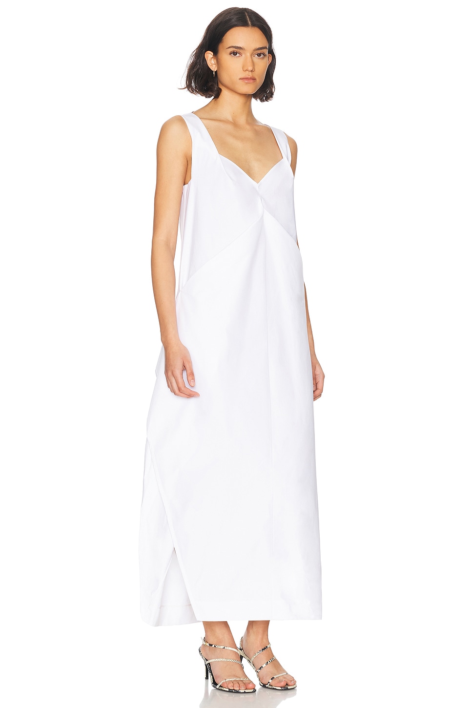 Khaite Kenith Dress In White