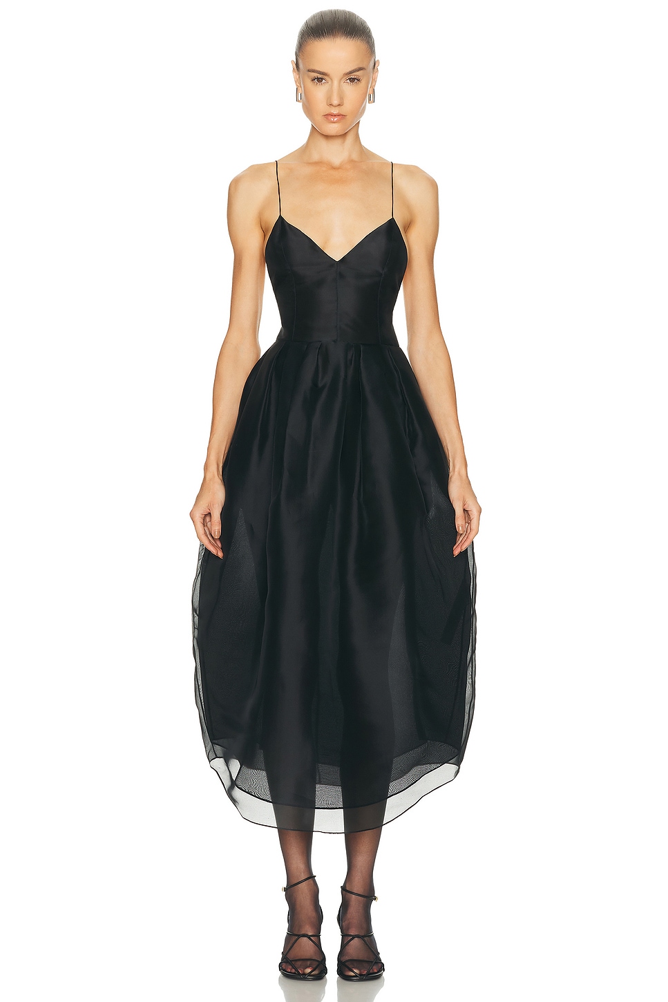Image 1 of KHAITE Colette Dress in Black