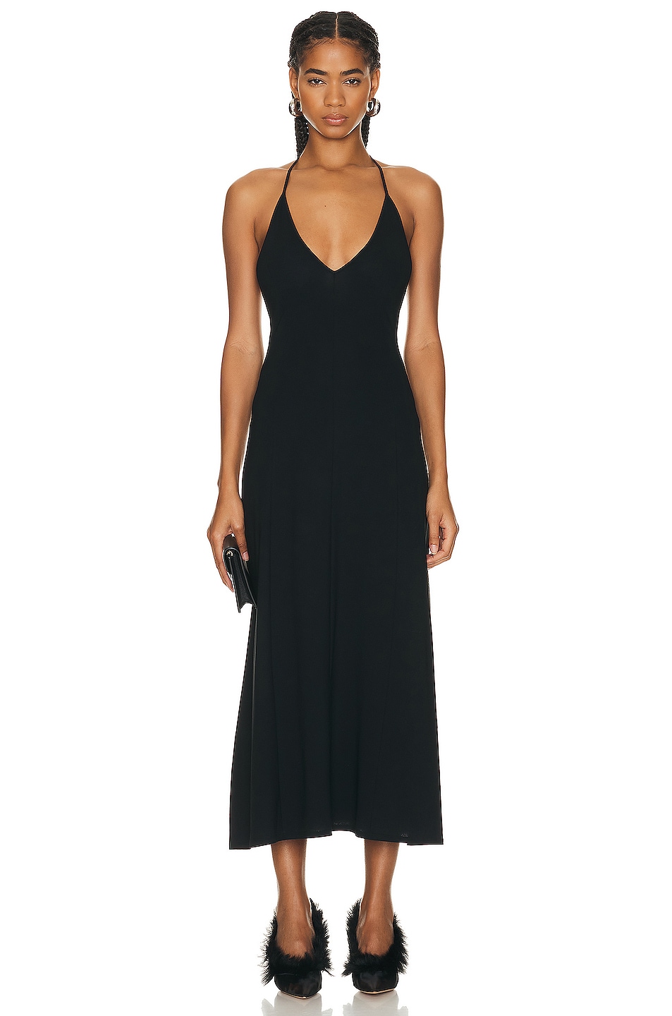 Image 1 of KHAITE Raysha Dress in Black
