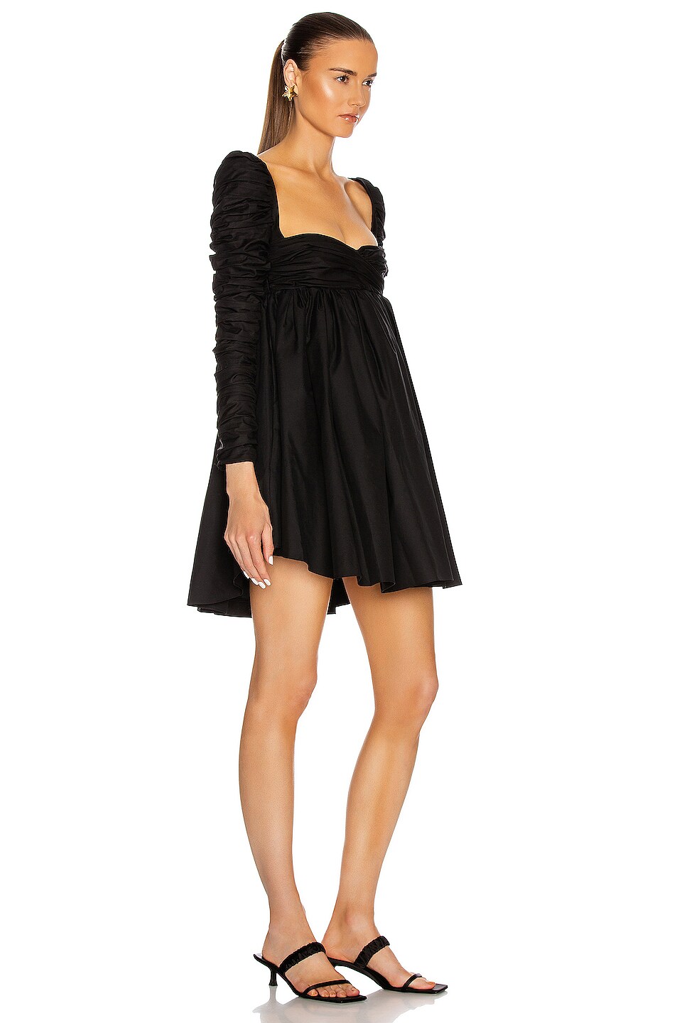 KHAITE Sueanne Dress in Black | FWRD