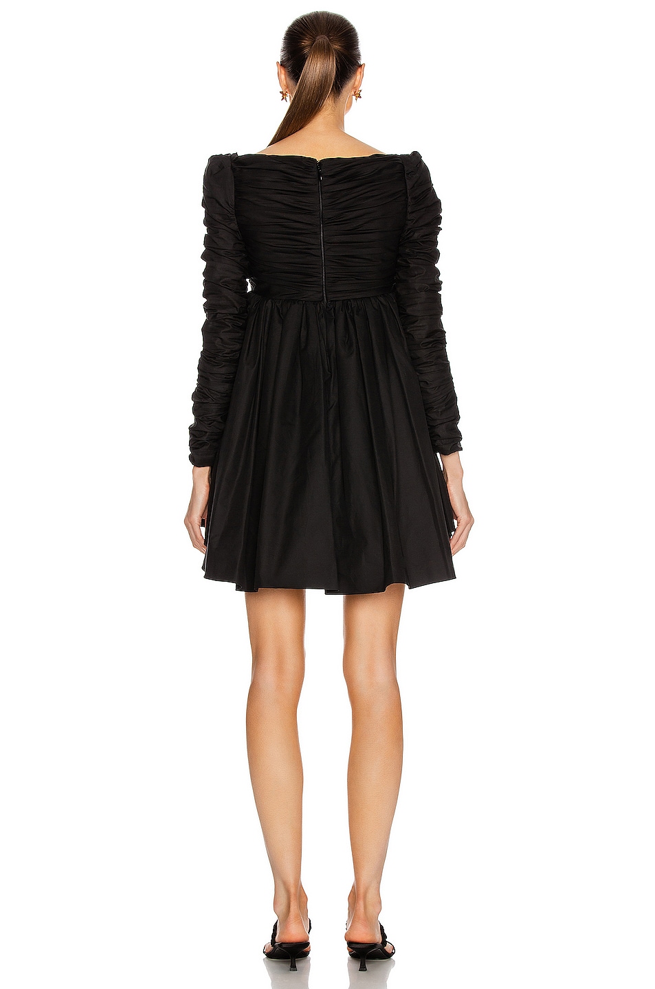 KHAITE Sueanne Gathered Mini Dress | Harrods US