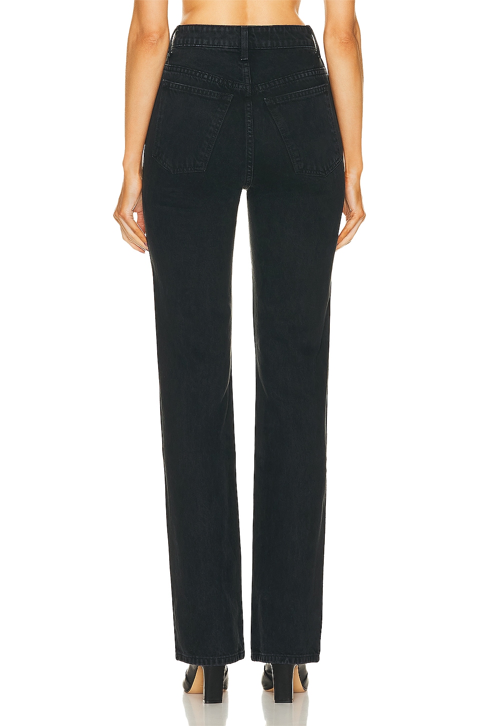 Image 3 of KHAITE Danielle Slim Straight Leg in Prescott