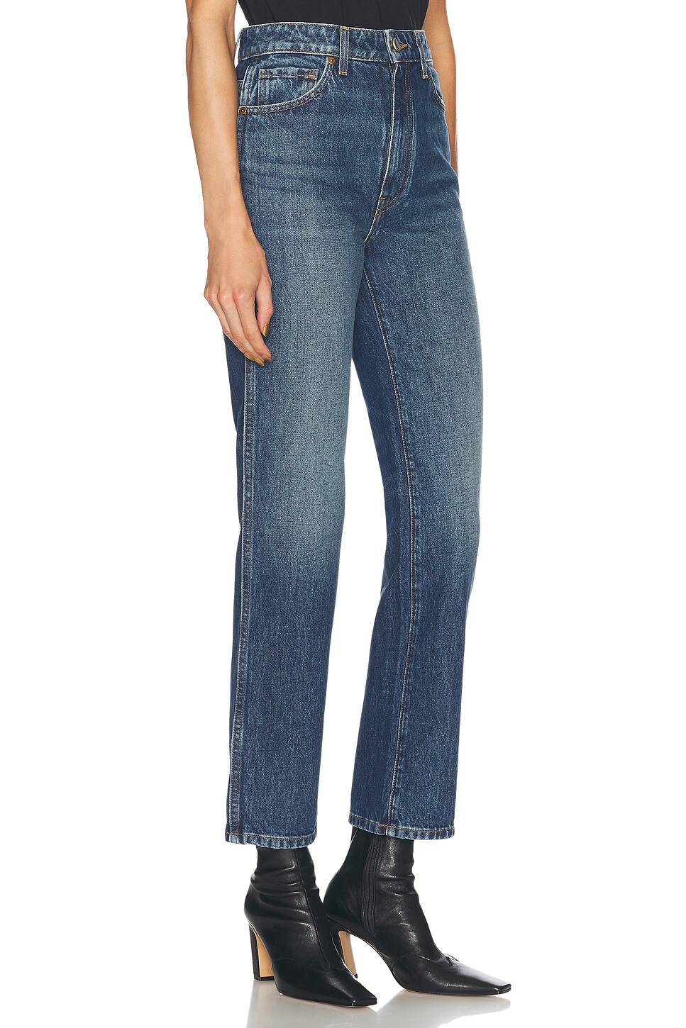 KHAITE Abigail Straight Leg Jeans