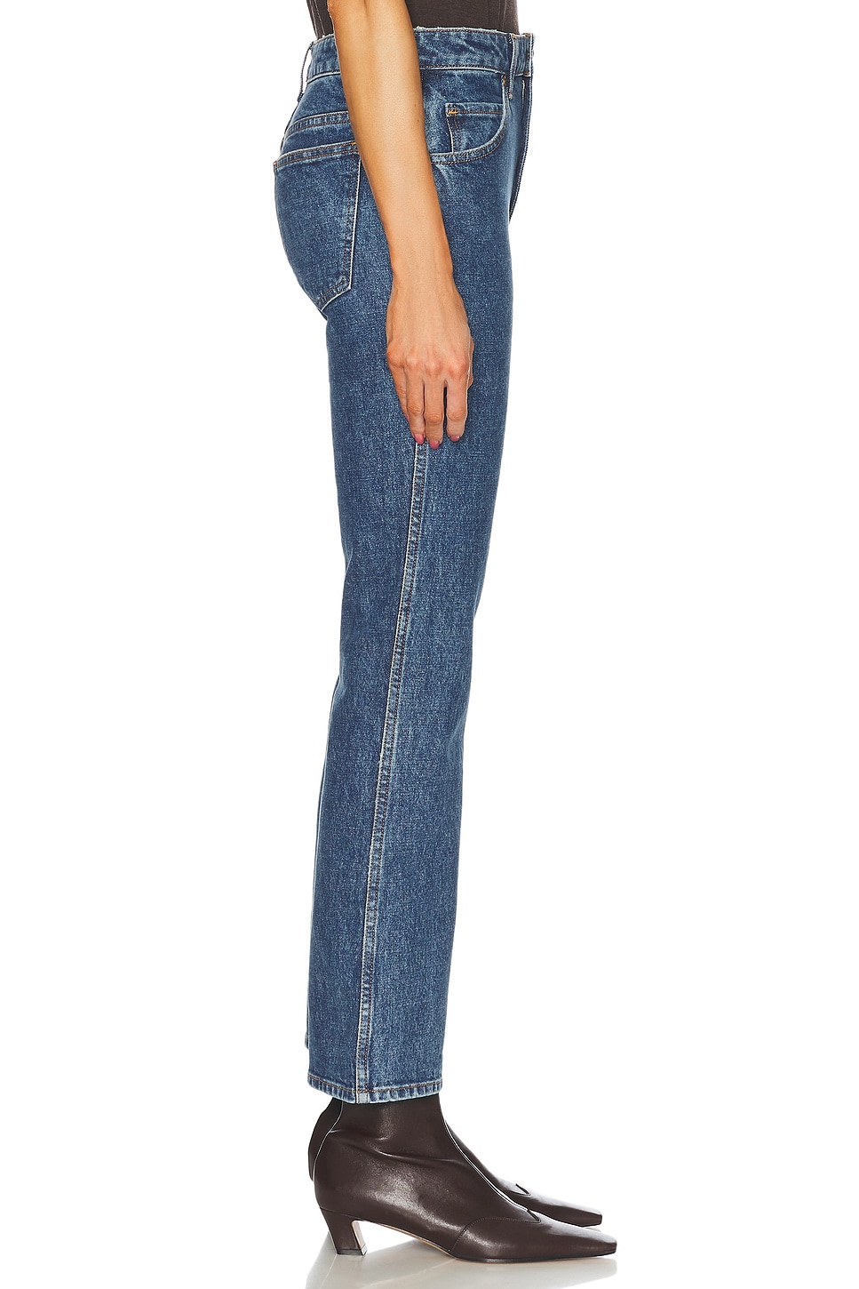 KHAITE Vivian Slim Straight Leg Jeans