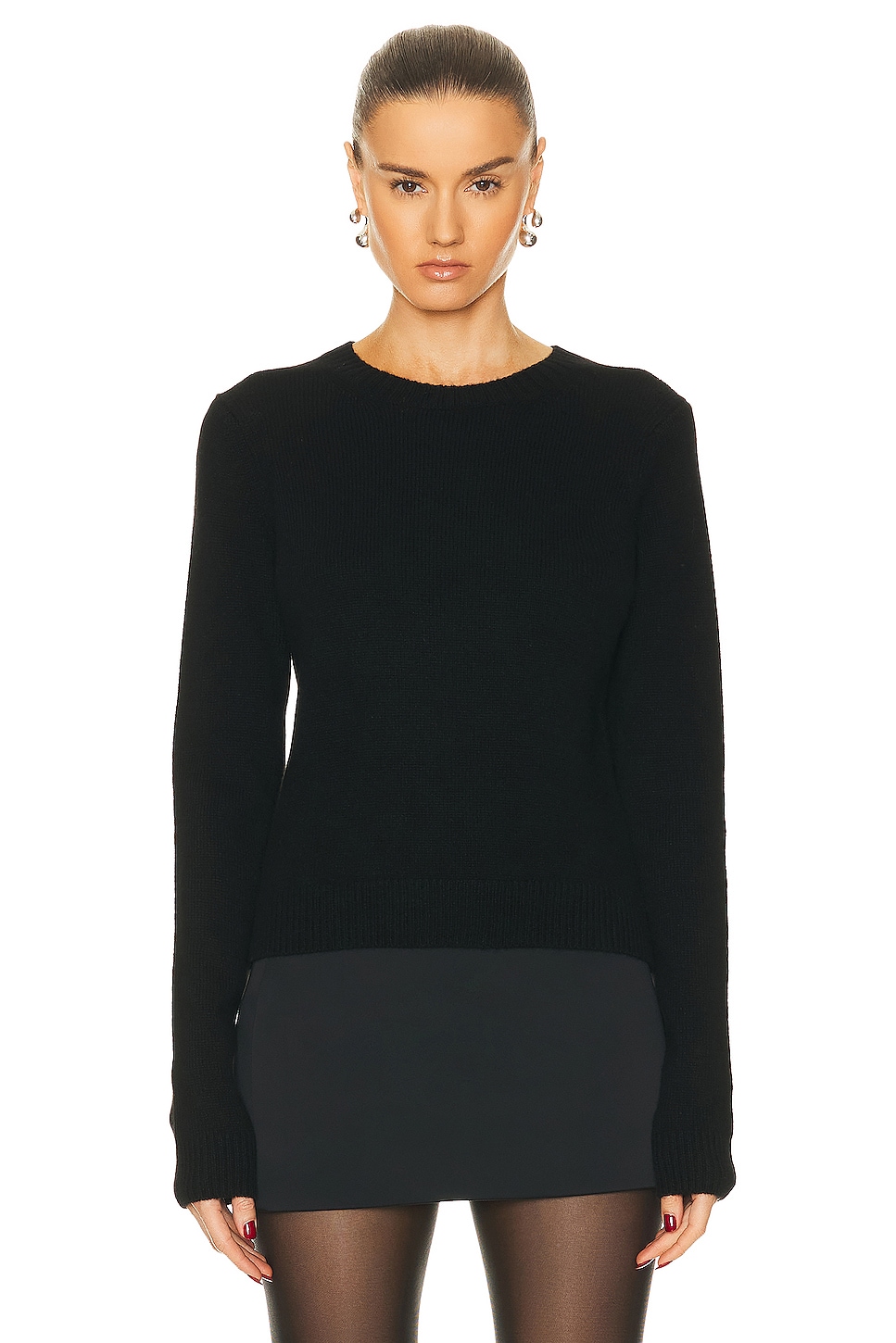Image 1 of KHAITE Diletta Sweater in Black