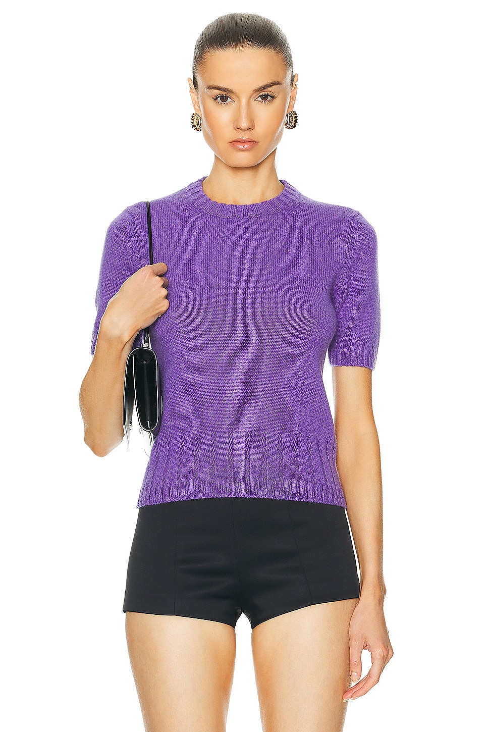 Image 1 of KHAITE Luphia Sweater in Violet