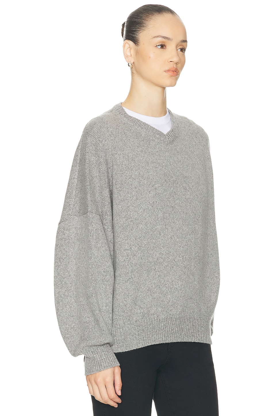 Khaite Margaux Sweater In Gray