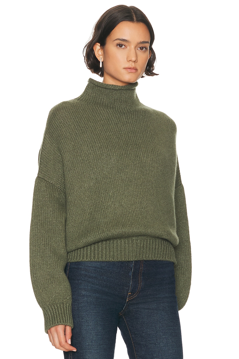 Khaite Juniper Cashmere Sweater In Gray