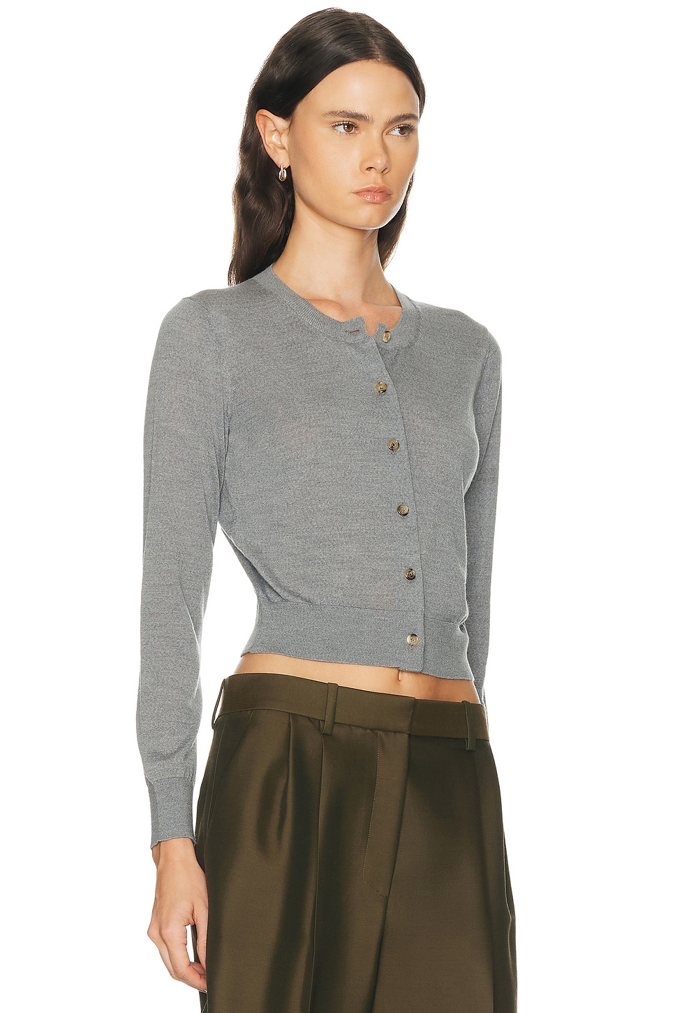 KHAITE Tansy Fine Cashmere Cardigan | Thumbnail 2
