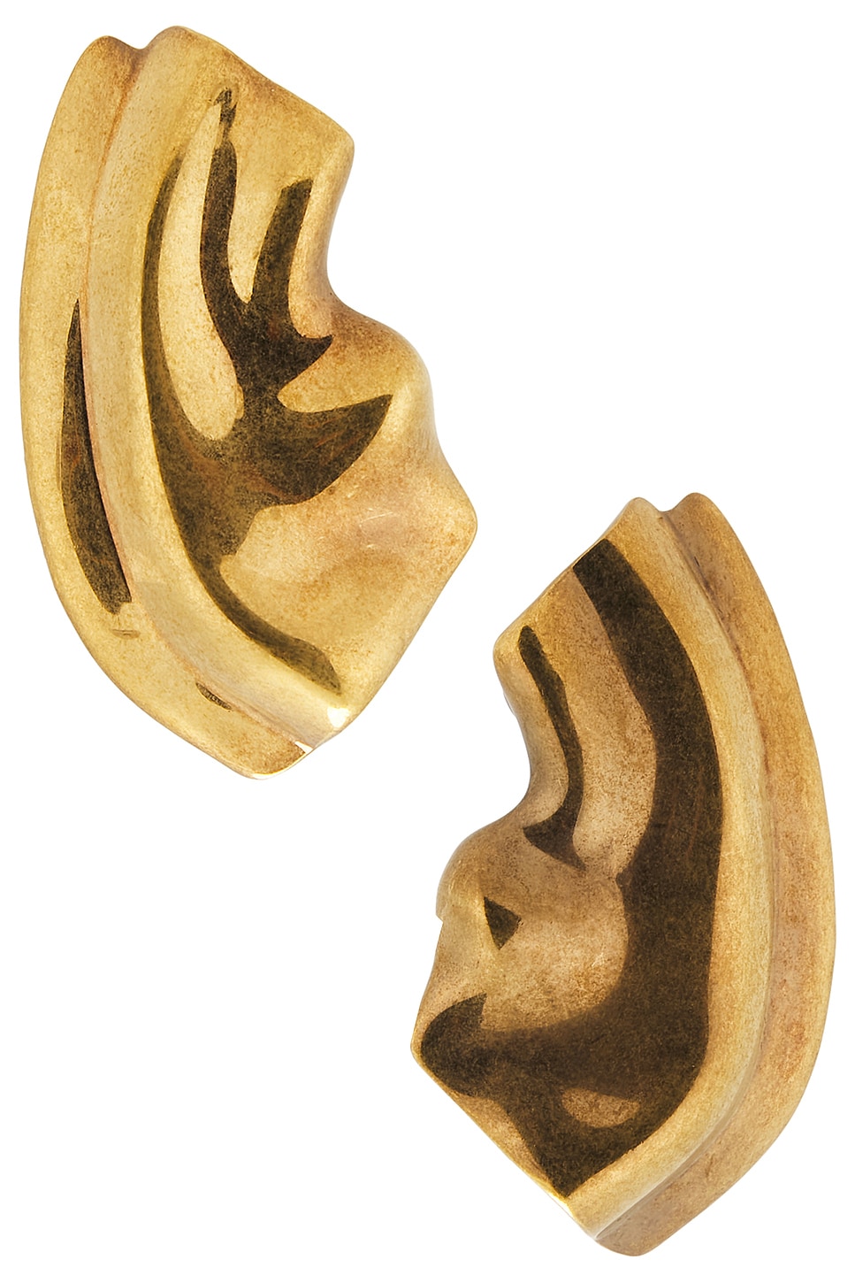 Image 1 of KHAITE Amato Earring in Antique Gold