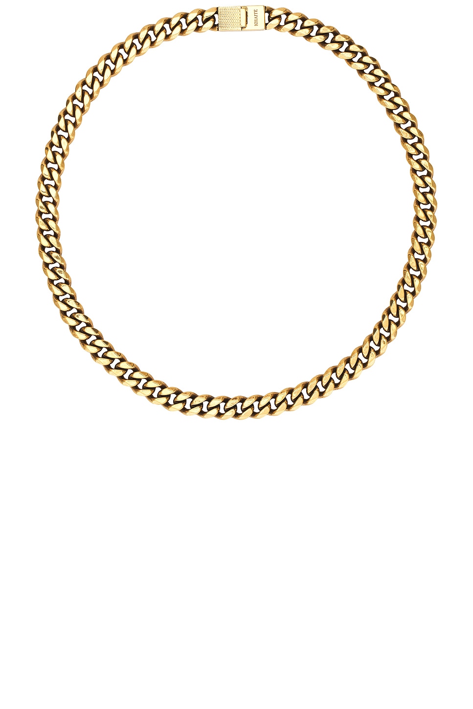 Image 1 of KHAITE Elio Chain Necklace in Antique Gold