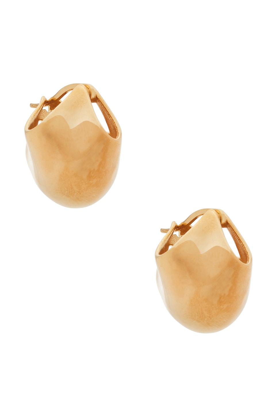 Image 1 of KHAITE Lotus Small Earring in Gold