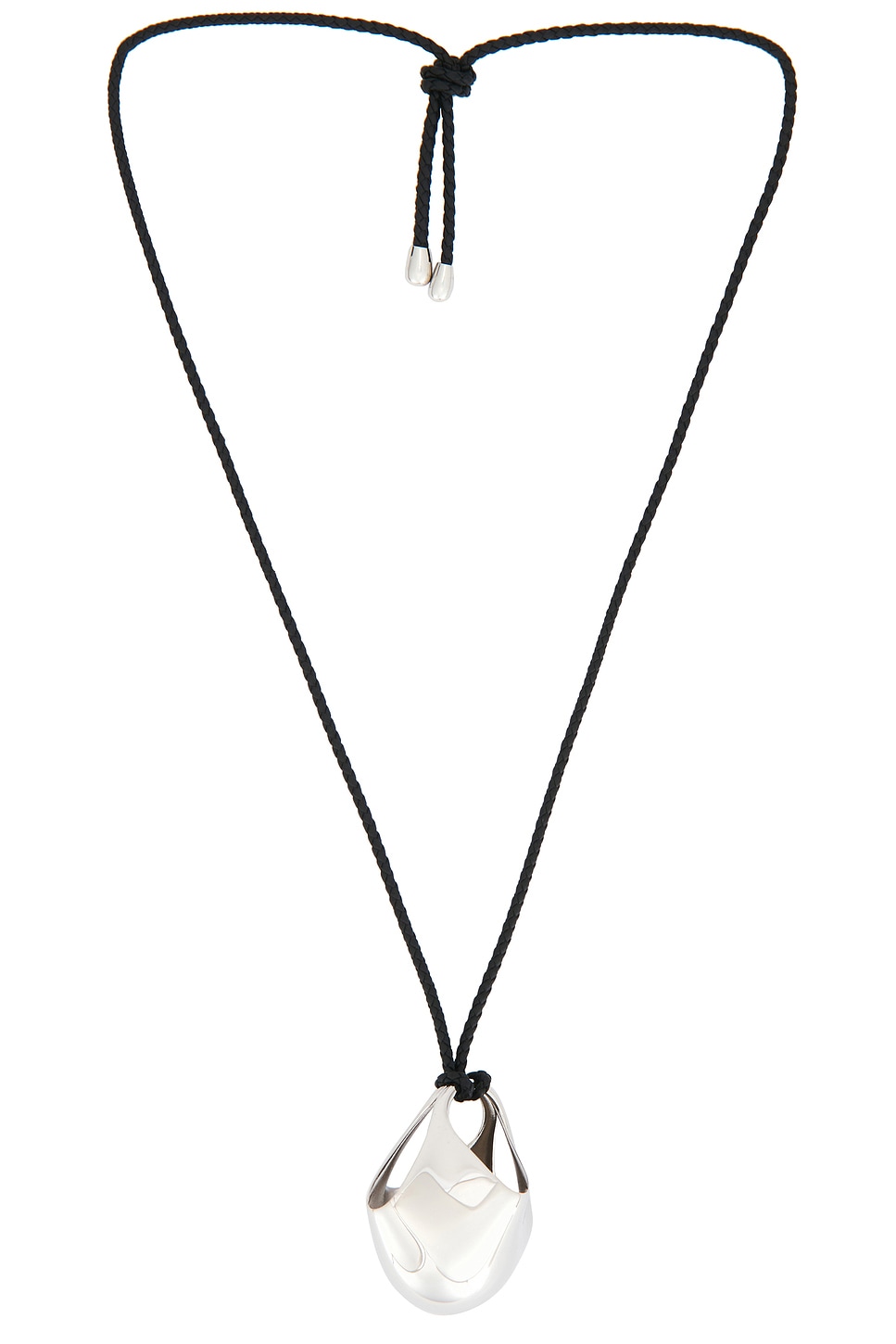 Image 1 of KHAITE Lotus Medium Pendant Necklace in Silver