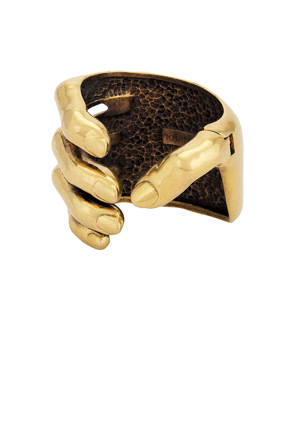 Image 1 of KHAITE Hand Bracelet in Antique Gold
